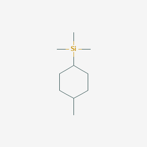 molecular formula C10H22Si B14321462 Trimethyl(4-methylcyclohexyl)silane CAS No. 103859-33-2