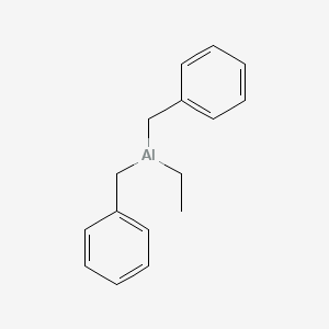 molecular formula C16H19Al B14321476 Dibenzyl(ethyl)alumane CAS No. 110979-20-9