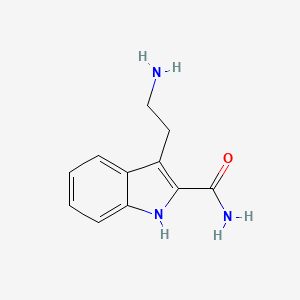molecular formula C11H13N3O B14321483 3-(2-Aminoethyl)-1H-indole-2-carboxamide CAS No. 108543-66-4