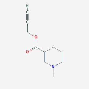 molecular formula C10H15NO2 B14321556 Prop-2-yn-1-yl 1-methylpiperidine-3-carboxylate CAS No. 107638-92-6