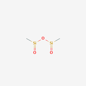 molecular formula C2H6O3Si2 B14321568 Dimethyldisiloxane-1,3-dione CAS No. 107715-77-5