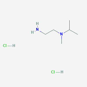 molecular formula C6H17ClN2 B1432158 N-Isopropyl-N-methyl-1,2-ethanediamine dihydrochloride CAS No. 1609403-04-4
