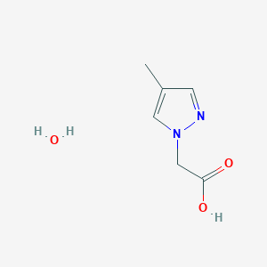 2-(4-Methyl-1H-pyrazol-1-yl)acetic acid hydrate