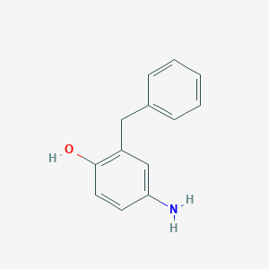 molecular formula C13H13NO B14321678 4-Amino-2-benzylphenol CAS No. 106131-28-6