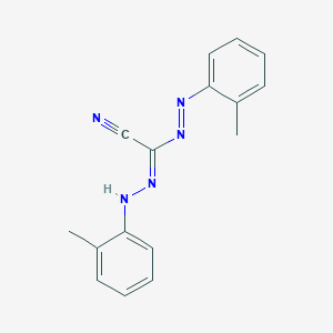 molecular formula C16H15N5 B14321679 1-cyano-N'-(2-methylanilino)-N-(2-methylphenyl)iminomethanimidamide 