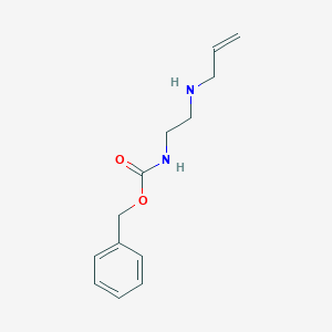 molecular formula C13H18N2O2 B14321688 Benzyl {2-[(prop-2-en-1-yl)amino]ethyl}carbamate CAS No. 112055-09-1