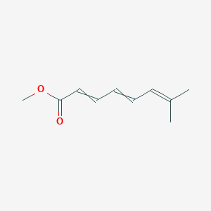 molecular formula C10H14O2 B14321739 Methyl 7-methylocta-2,4,6-trienoate CAS No. 104683-21-8