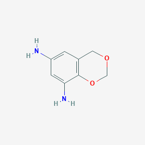 molecular formula C8H10N2O2 B14321746 2H,4H-1,3-Benzodioxine-6,8-diamine CAS No. 105622-62-6