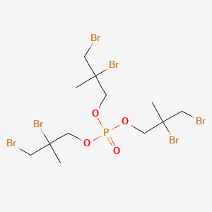 molecular formula C12H21Br6O4P B14321752 Tris(2-methyl-2,3-dibromopropyl)phosphate CAS No. 111712-46-0