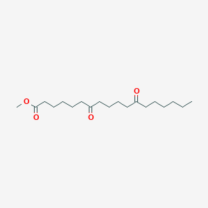 molecular formula C19H34O4 B14321774 Methyl 7,12-dioxooctadecanoate CAS No. 110187-13-8
