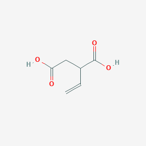 molecular formula C6H8O4 B14321890 2-Ethenylbutanedioic acid CAS No. 105803-30-3