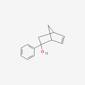 molecular formula C13H14O B14321898 Bicyclo[2.2.1]hept-5-en-2-ol, 2-phenyl- CAS No. 109276-10-0