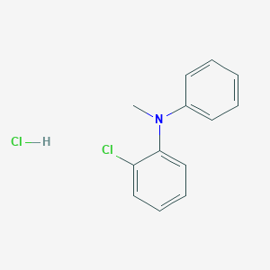 molecular formula C13H13Cl2N B1432192 (2-Chlorophenyl)phenylmethylamine hydrochloride CAS No. 5267-36-7