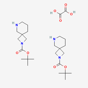 Tert-butyl 2,6-diazaspiro[3.5]nonane-2-carboxylate hemioxalate