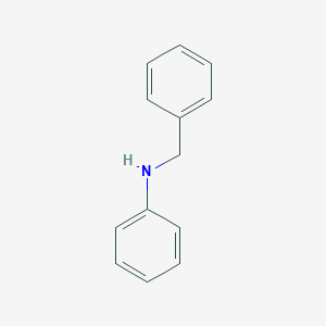 molecular formula C₁₃H₁₃N B143220 N-Benzylaniline CAS No. 103-32-2