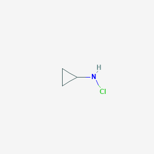 molecular formula C3H6ClN B14322022 N-Cyclopropylhypochlorous amide CAS No. 110192-06-8