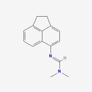 molecular formula C15H16N2 B14322152 N'-(5-Acenaphthenyl)-N,N-dimethylformamidine CAS No. 101398-41-8