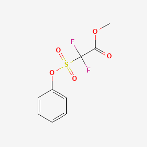 molecular formula C9H8F2O5S B14322203 Methyl difluoro(phenoxysulfonyl)acetate CAS No. 104723-59-3