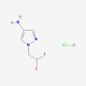 1-(2,2-difluoroethyl)-1H-pyrazol-4-amine hydrochloride