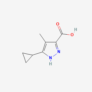 3-cyclopropyl-4-methyl-1H-pyrazole-5-carboxylic acid