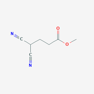 molecular formula C7H8N2O2 B14322295 Methyl 4,4-dicyanobutanoate CAS No. 111372-86-2
