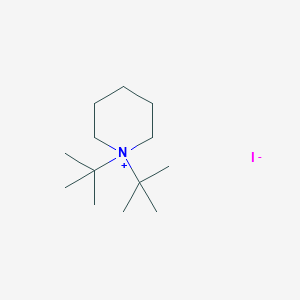 molecular formula C13H28IN B14322316 1,1-Di-tert-butylpiperidin-1-ium iodide CAS No. 105938-84-9
