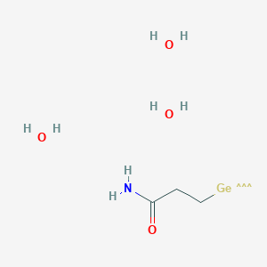 molecular formula C3H12GeNO4 B14322321 Pubchem_13904288 CAS No. 112164-62-2