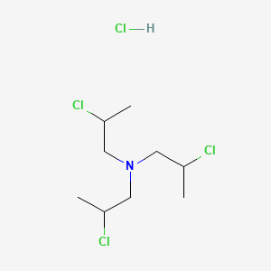 molecular formula C9H19Cl4N B14322339 N,N,N-Tris(2-chloropropyl)amine hydrochloride CAS No. 102418-22-4