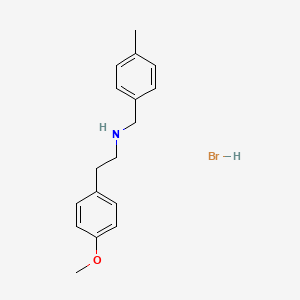molecular formula C17H22BrNO B1432238 [2-(4-Methoxyphenyl)ethyl](4-methylbenzyl)amine hydrobromide CAS No. 1609409-47-3