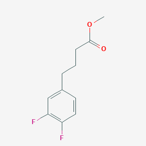 molecular formula C11H12F2O2 B1432239 Methyl 4-(3,4-difluorophenyl)butanoate CAS No. 1260675-17-9