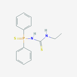 molecular formula C15H17N2PS2 B14322391 N-(Ethylcarbamothioyl)-P,P-diphenylphosphinothioic amide CAS No. 112008-54-5