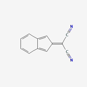 molecular formula C12H6N2 B14322413 (2H-Inden-2-ylidene)propanedinitrile CAS No. 110327-44-1