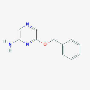 molecular formula C11H11N3O B143225 6-(Benzyloxy)pyrazin-2-amine CAS No. 126993-72-4