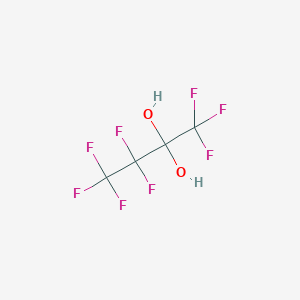 molecular formula C4H2F8O2 B14322577 Octafluorobutane-2,2-diol CAS No. 108686-05-1