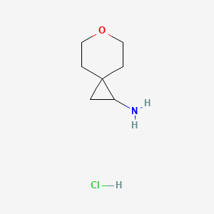 B1432260 6-Oxaspiro[2.5]octan-1-amine hydrochloride CAS No. 1779133-13-9