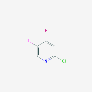 molecular formula C5H2ClFIN B1432261 2-Chloro-4-fluoro-5-iodopyridine CAS No. 1370534-60-3