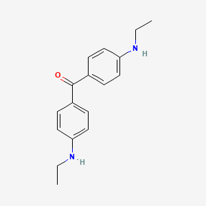 molecular formula C17H20N2O B14322663 Bis[4-(ethylamino)phenyl]methanone CAS No. 101246-72-4