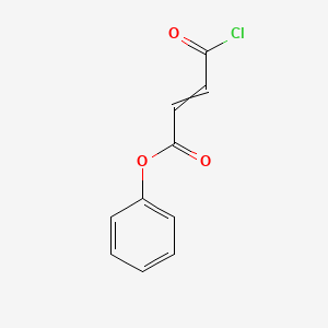 molecular formula C10H7ClO3 B14322683 Phenyl 4-chloro-4-oxobut-2-enoate CAS No. 111865-26-0