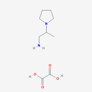 2-(Pyrrolidin-1-yl)propan-1-amine oxalate