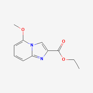 molecular formula C11H12N2O3 B1432274 Ethyl 5-methoxyimidazo[1,2-a]pyridine-2-carboxylate CAS No. 1254170-70-1