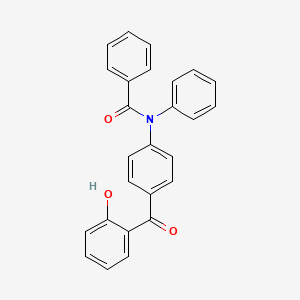 molecular formula C26H19NO3 B14322771 N-[4-(2-Hydroxybenzoyl)phenyl]-N-phenylbenzamide CAS No. 105966-93-6