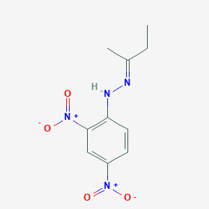 molecular formula C₁₀H₁₂N₄O₄ B143228 2-Butanone 2,4-Dinitrophenylhydrazone CAS No. 958-60-1