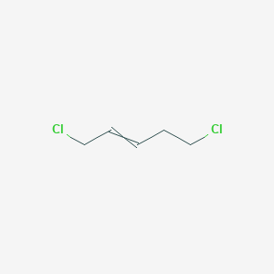 molecular formula C5H8Cl2 B14322854 1,5-Dichloropent-2-ene CAS No. 104884-04-0