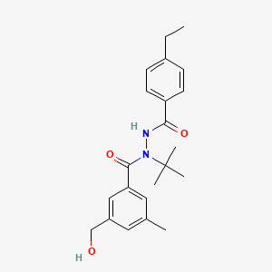 molecular formula C22H28N2O3 B1432296 Tebufenozide-hydroxymethyl CAS No. 166547-61-1
