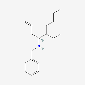 molecular formula C18H29N B14322960 N-Benzyl-5-ethylnon-1-en-4-amine CAS No. 111865-52-2