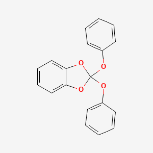 molecular formula C19H14O4 B14322965 2,2-Diphenoxy-2H-1,3-benzodioxole CAS No. 111273-81-5