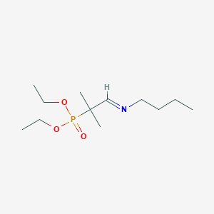 molecular formula C12H26NO3P B14322978 Diethyl [(1E)-1-(butylimino)-2-methylpropan-2-yl]phosphonate CAS No. 105775-90-4