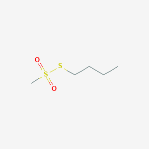 molecular formula C5H12O2S2 B014323 1-Methylsulfonylsulfanylbutane CAS No. 52017-46-6