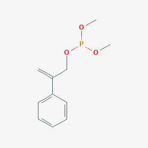 molecular formula C11H15O3P B14323005 Dimethyl 2-phenylprop-2-en-1-yl phosphite CAS No. 106319-60-2