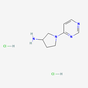 1-(Pyrimidin-4-yl)pyrrolidin-3-amine dihydrochloride